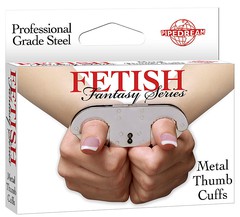 Фиксаторы на пальцы Fetish Fantasy Series Metal Thumb Cuffs