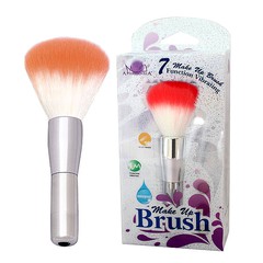 Виброкисточка Make Up Brush, оранжевая, 7 реж, 12,6см