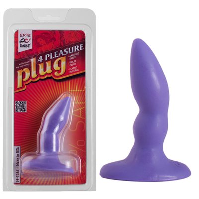 Фиалковая изогнутая пробка Plug 4 Pleasure