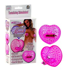 Вибросердечки для груди Heart Shaped Breast Massagers™, 8см
