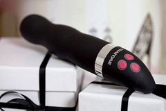 Вибратор Duo obsessions entice, 2 мотора, 9 режимов, черный, 18,5х3,8см