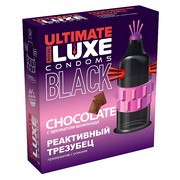 Презерватив черный Luxe Ultimate Black Реактивный Трезубец, шоколад, 180х52, 1шт, годен до 09.26г