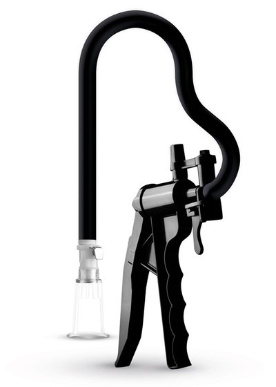 Помпа для клитора Saiz Clitors Pump premium, чаша с клапаном, пистолет с поршнем, d2см