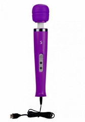 Экстрамощный массажер Ultra Twizzle Trigger, 10 реж, аккумулятор, фиолетовый, 31,5см