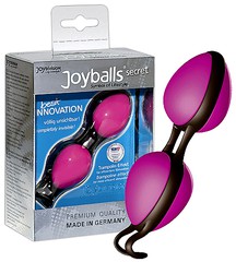 Вагинальные шарики Joyballs® secret с запатентованным шнурочком для ношения, розовые, 3,5х4см/85г