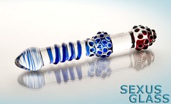 Фаллоимитатор стеклянный Sexus Glass, 21х3см