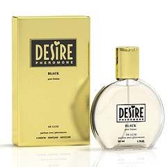 Женские духи с феромонами Desire Black DE Luxe, классический аромат, 50мл
