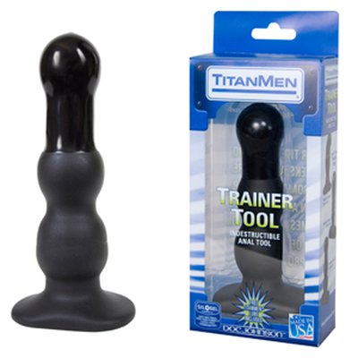 Пробка Titanmen Training Tool №3, черная, 14,5х3,5см