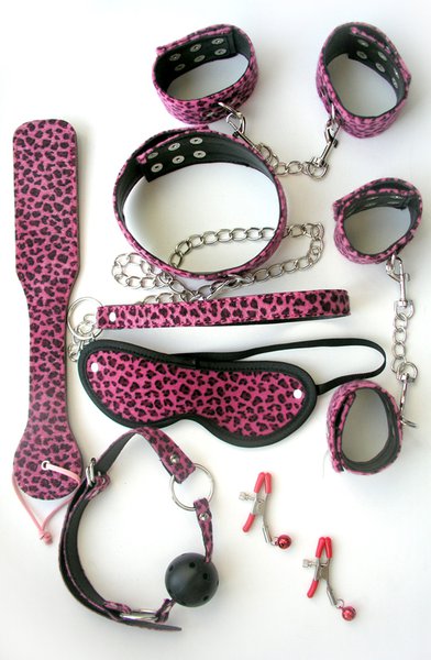 Розовый леопардовый набор для двоих Notabu BDSM