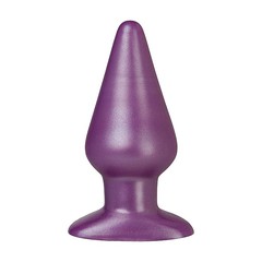 Большая анальная пробка Platinum™ Silicone The super big end, фиолетовая, 13,5х5,3см
