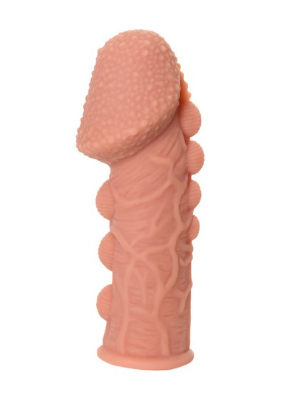 Ультрамягкая насадка для п/ч Premium sex toy 09 medium, 15см