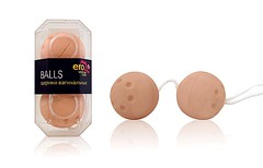 Вагинальные шарики Balls, бежевые, 3,5см/50г