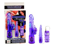 Секс-набор Orgasmic Foreplay Kit с ротатором, фиолетовый