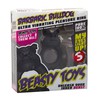 Виброкольцо Beasty Toys Barbaric Bulldog, черный силикон, 2,5см