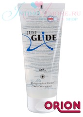 Анальная смазка на водной основе Just Glide, экстракты 7 растений, vit B, 200мл