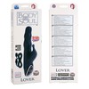 Вибратор с подзарядкой Body & Soul™ Rechargeable Lover™, 3 мотора, 7 режимов, черный силикон