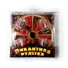 Алкогольная секс-игра Пикантная рулетка, на раздевание, для 4 человек