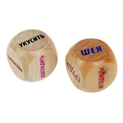 Секс-кубики Действие и часть тела, для двоих, 3х3см