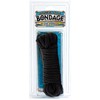 Мягкая бондажная веревка из хлопка Japanese style Bondage Rope, черная, 10м