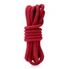 Мягкая красная веревка для связывания Bondage Rope, 3м