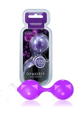 Шарики вагинальные Ophoria® K-Balls, фиолетовый силикон, 3,5см
