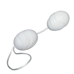 Вагинальные шарики Lavender Love Balls, один с вибрацией, 5,5х4/5,7х4,2см/78г