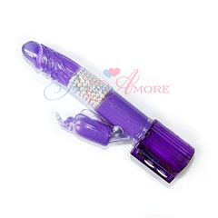 Мерцающий Хай-тек ротатор Disco Rabbit passion purple со светодиодами, 24,8х3см
