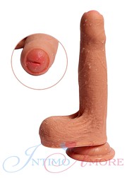 Фаллос-мулат Azazal's penis, реалистик из силикона 2-х слоев, присоска, 16,8х3,5см