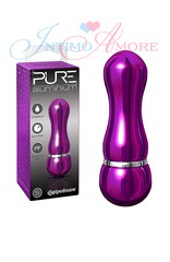 Алюминиевая вибропуля Pure Aluminium® Purple small, 3 реж, 7,5х2,3см