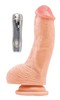 Вибратор RealStick-107, 3 режима, телесный, 15,7х4,3см