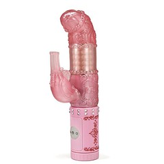 Хай-тек ротатор Jesse Jane's smoking pistol, розовый, 25х4см
