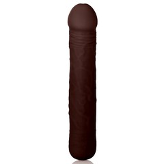 Шоколадный вибратор Silicone Basics™, силикон, 10 функций, 20,5х3,8см