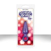 Анальная пробка Starlight Gems Booty Pops 4" Small с кольцом, фиолетовая, 10х2,7см