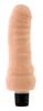 Вибратор Mr Baton Soft №11 из киберкожи, телесный, 18,9х3,3-5,7см
