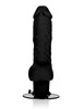 Супермощный вибратор Shower Stud™ из PureSkin® на присоске, черный, 22/18х3,8см