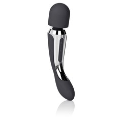 Двусторонний хай-тек массажер embrace™ body wand, 2мотора, 7режимов, USB аккумулятор, силикон, 22см