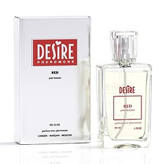 Мужские духи с феромонами Desire Red DE Luxe, спортивный аромат,  50мл