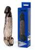 Насадка на п/ч Toyfa® XL Lover Penis Extender, удлинение 5см, черная, 16,5х3,5см