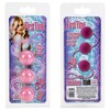 Три шарика First Time™ Love Balls Triple Lovers розовые, d3,25см/70г