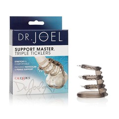 Эрекционная насадка Dr Joel Kaplan® Support Master® Triple ticklers, d2,2/4см