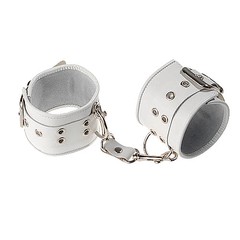 Наручники Sitabella® BDSM, натуральная кожа, белые