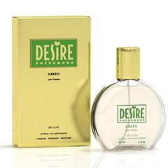 Женские духи с феромонами Desire Green De Luxe, свежий аромат, 50мл