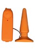Анальная вибро-пробка Funky Vibrating Buttplug orange 10х3см