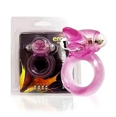 Эрекционное виброкольцо "Tongue vibrating cockring"