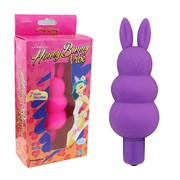 Мини-вибратор Honey Bunny Vibe для клитора, фиолетовый силикон, 7 реж, 11,5х4см