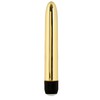 Вибратор Precious Metal Gems™ 6' с кристаллом, золотистый, 15,2х3см