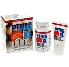 Дважды эффективный Penis XL Duo (крем и капсулы) для увеличения