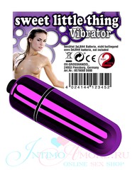 Глянцевая вибропуля Sweet little thing, ярко-фиолетовая, 5,5х1,8см
