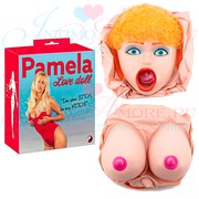 Секс-кукла Pamela, 3D лицо, 3 отверстия, 149 см