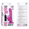 Вибратор на присоске Love Rider® Butterfly, розовый силикон, 10 функций, 2 мотора, 18,3х3,5см
